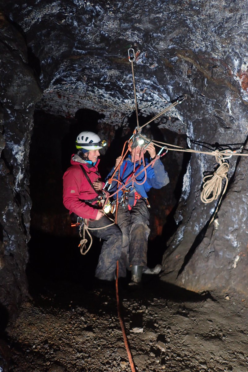 CaverPete's tweet photo. Fab few days with some of the staff from Lledr Hall OEC. I was delivering a combined @BritishCaving #LCMLA Level 2 training and tyrolean training in N Wales. Great company and great fun. #ContinuingProfessionalDevelopment https://t.co/jG5jJL54J6