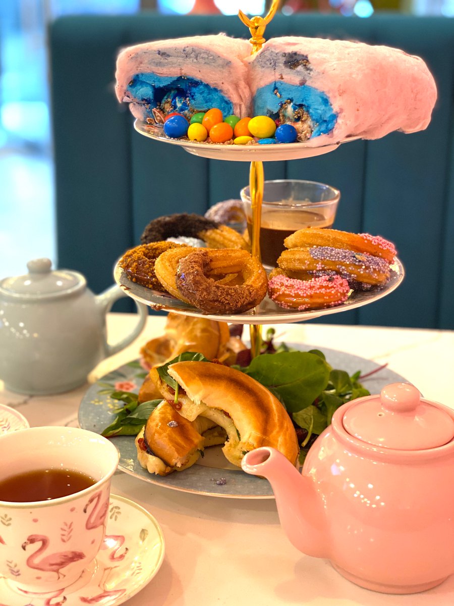 New Dumbo Inspired Afternoon Tea with the new and exclusive candyfloss burrito!! Book now 
theknotchurros.co.uk