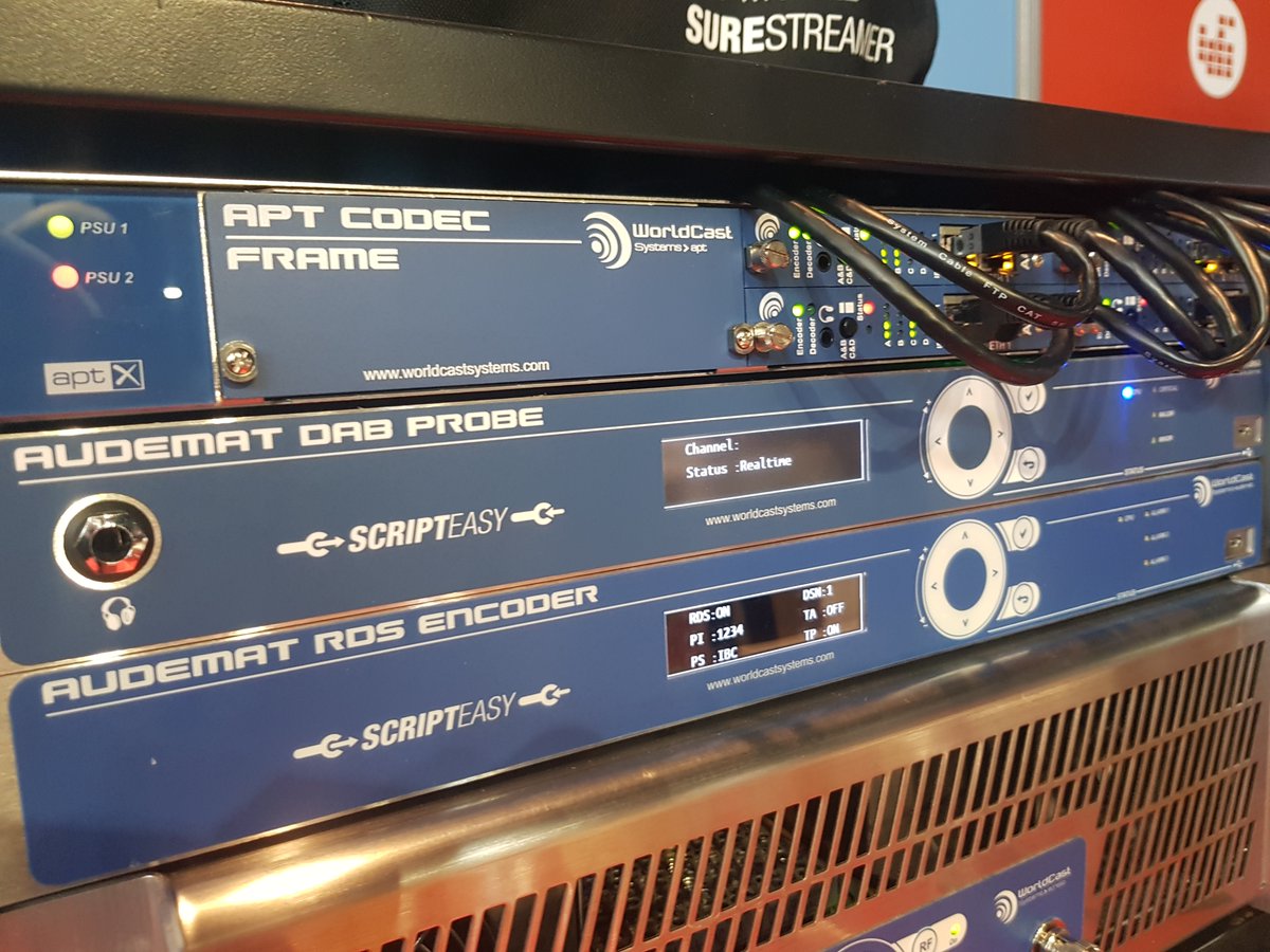 WorldCastSys's tweet photo. Le Salon de la Radio vient d'ouvrir ses portes, Philippe et Virginie vous présenterons nos nouveautés sur le stand C24.
#salondelaradio #rds2 #aptmobilesurestreamer #audematDABprobe #aptipcodec #ecresofmtransmitter #worldcastmanager #fmmc5 https://t.co/3VVL7lhsr3