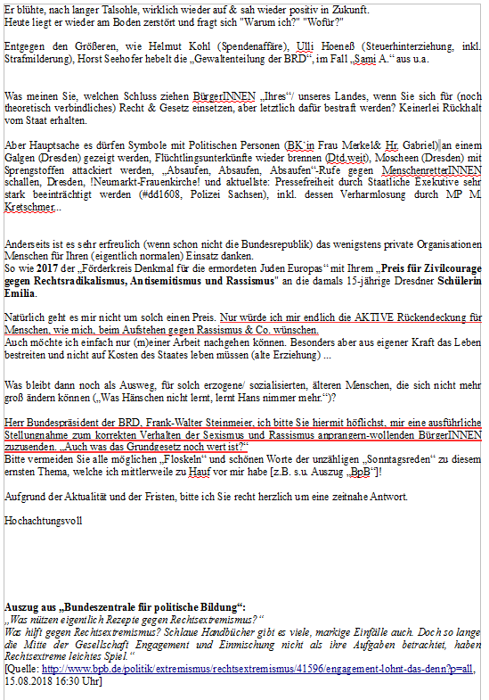 Mutter_Courage_'s tweet photo. #UnitedInMemory75 #jewish #shoah #Holocaust

#AngelaMerkel @RegSprecher, ist es richtige #BRD-Repräsi in #YadVashem?

Nach Kündigg wg Widerspruch zu #Antisemitismus #Rassismus ua, b #BMW #München #Bayern, gibts fragwürdige Antwort- s.u!

@AnjaReschke1 @georgrestle #AFP #RND #dpa https://t.co/A6KB4oC0Il