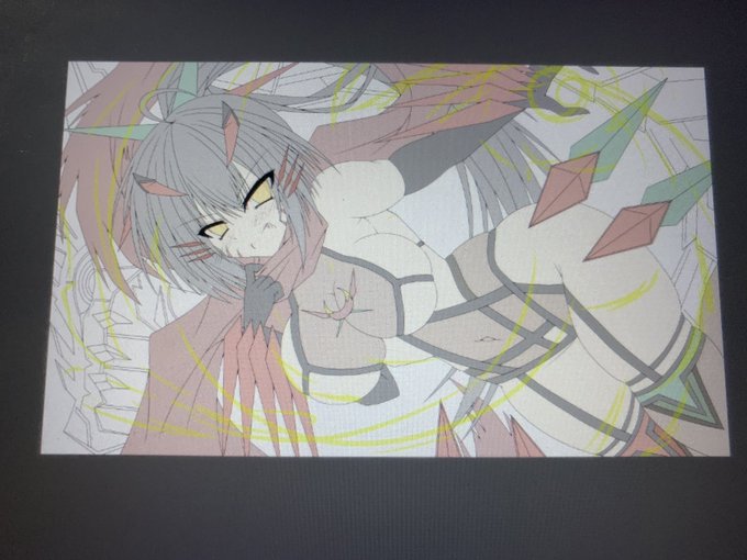 遊月進捗
おおよそ線画まで完成 