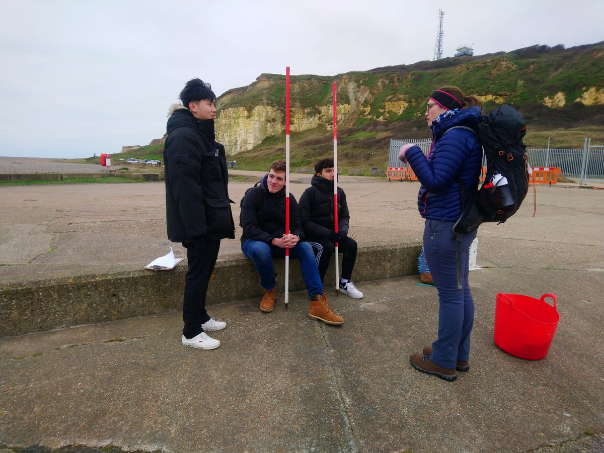 Getting ready for some field work action at Newhaven Beach <a href="/DoverCollege/">Dover College</a>