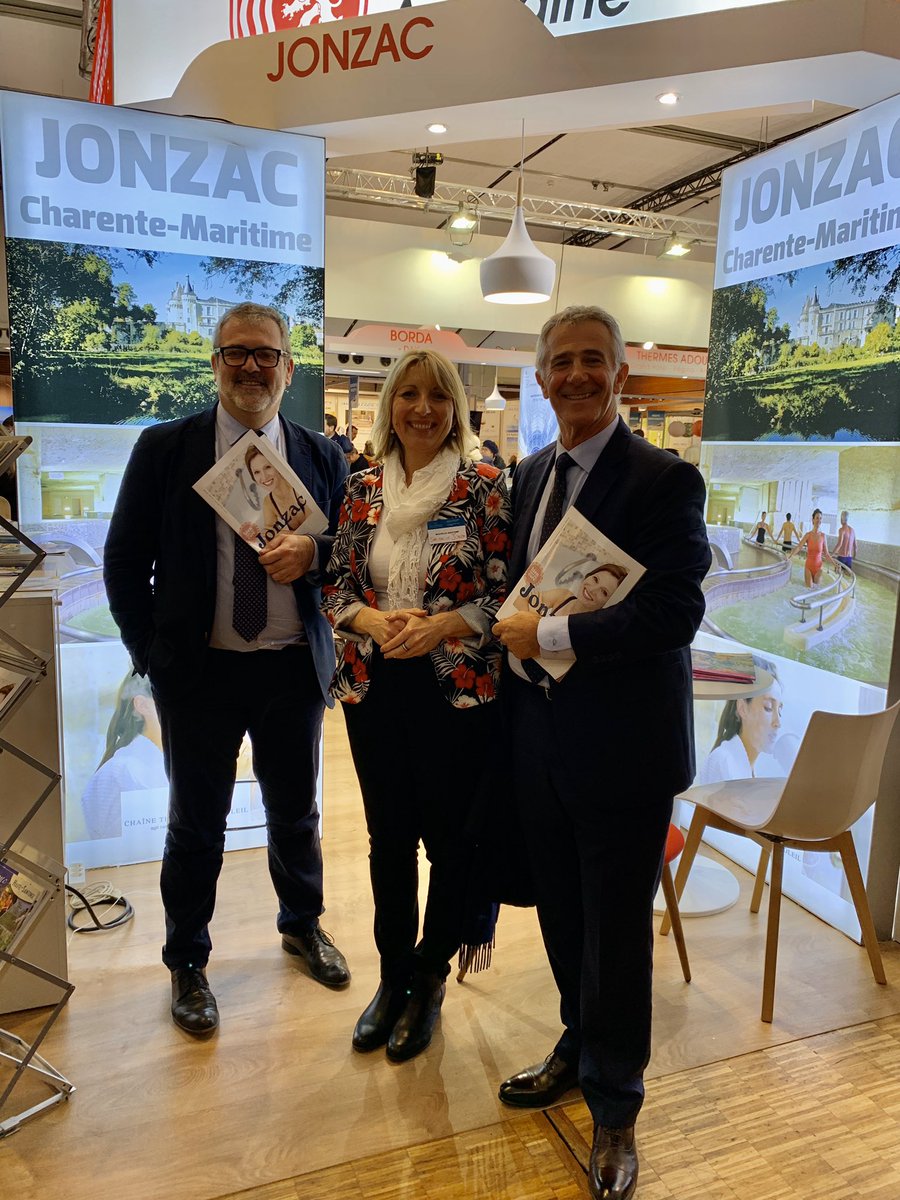 LalandeBernard's tweet image. Inauguration avec le député @RaphaelGerard17 du salon du @LesThermalies . Beaucoup de rencontres d’acteurs du  @thermalisme de @departement17 . #Jonzac, #saujon,#rochefort et la toute dernière station #StJeanAngely