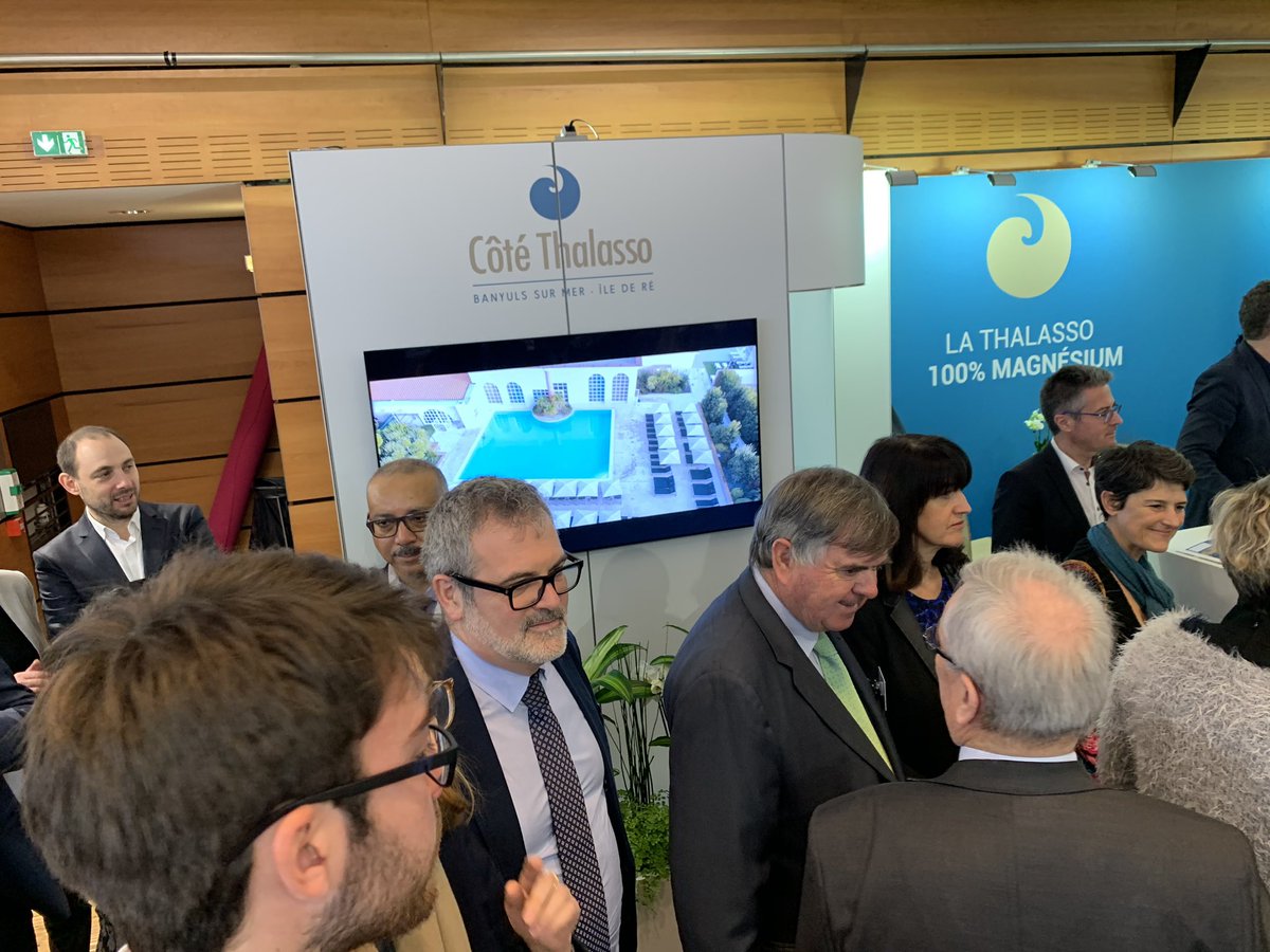LalandeBernard's tweet image. Inauguration avec le député @RaphaelGerard17 du salon du @LesThermalies . Beaucoup de rencontres d’acteurs du  @thermalisme de @departement17 . #Jonzac, #saujon,#rochefort et la toute dernière station #StJeanAngely