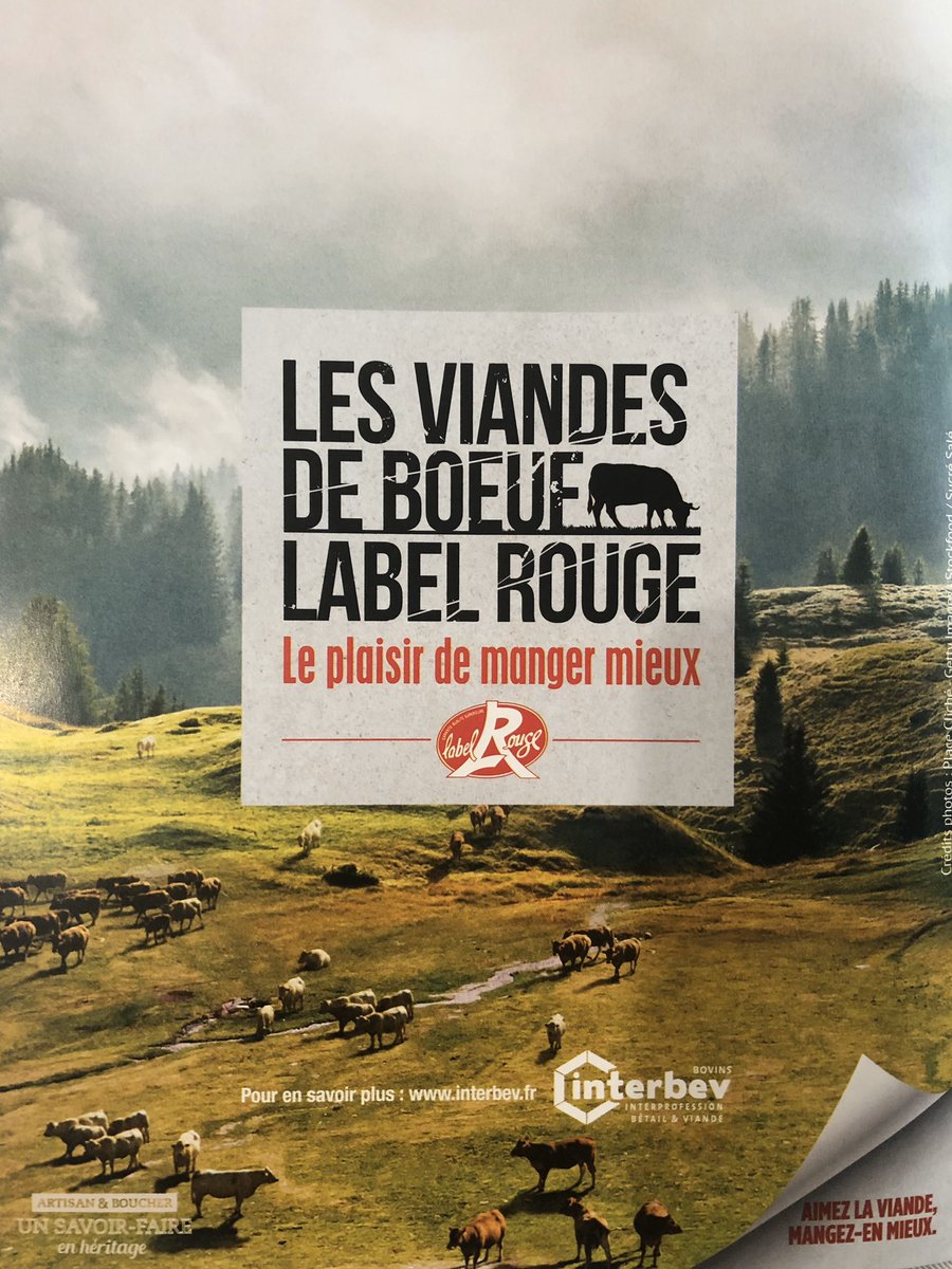 InterbevAuRA's tweet photo. INTERBEV met à disposition des ressources humaines (#ambassadeurs formés) et des outils complémentaires pour développer le #Bœuf #LabelRouge en #GMS et #boucheries artisanales par @aurelie_kolski https://t.co/836Boq7lXN