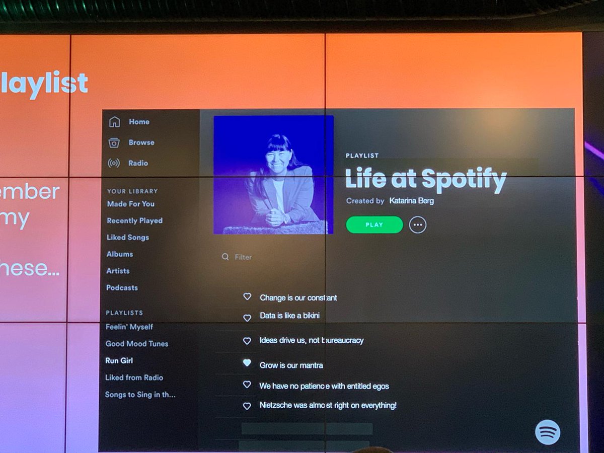 anatimofei's tweet photo. Cool morning listening to Spotify @daigosweden's  journey! And since she summarised very well the take aways (including the famous bikini metaphor), you’re welcome ☺️ #swedishleadershiponexport #spotify https://t.co/ryhCY5WQ33
