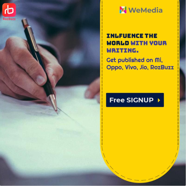Giantview_offl's tweet image. Rozbuzz WeMedia | The Best Writing Community In India | Get your articles published on, MI, OPPO, VIVO JIONews, Paytm for free! 
#writingplatform #influencer #bloggers #writing #RozBuzz_WeMedia  #lifeatgiantview #writingcommunity #author #writers #ILoveXiaomi #NaukariKiBaat