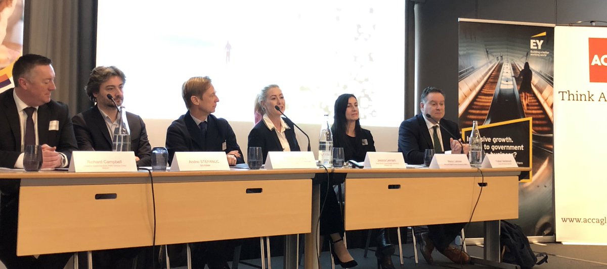 ACCAViews's tweet photo. Visa’s @JessicaLennard moderating the panel on anti-money laundering in the digital era #AML_Digital https://t.co/BQAml5ixAT