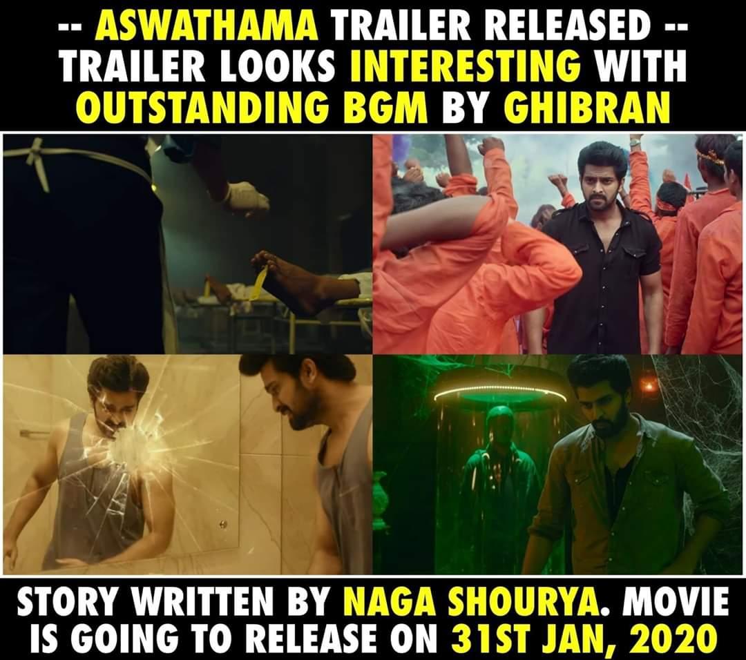 Thyview's tweet image. #NagaShourya #Aswathama
youtu.be/JVMxgvKxPBs
#AswathamaOnJan31