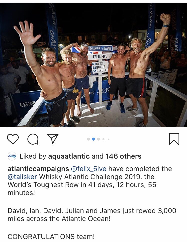 Felix 5 Atlantic row tweet media