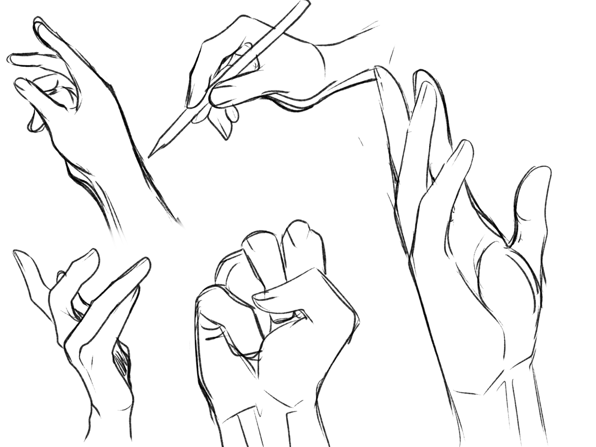 私は本当に手を描いた。 ? 