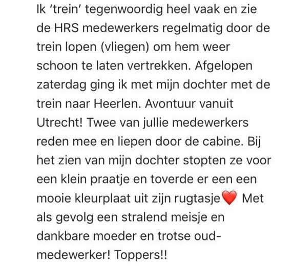 Hier doen we het voor! #schoonmakersvantreinendnederland