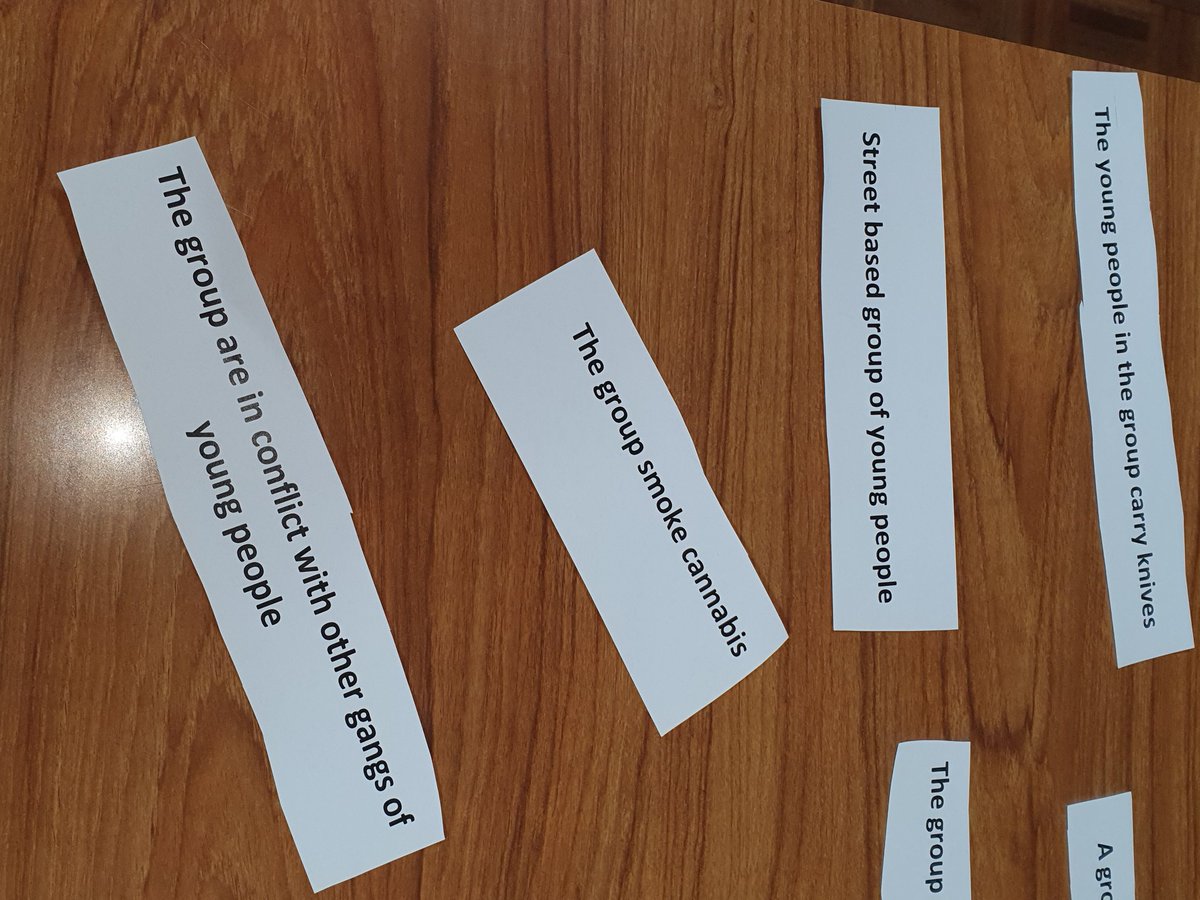 DonnaMurrayTur1's tweet image. Yesterday we had a deep-dive into what legally constitutes a gang, as against widely held societal perceptions of what a gang is.
Parents also learnt the definition of words widely used in urban youth culture.
#ParentGroupWeek3
#ChallengingPerceptions
#RealCommunityEngagement