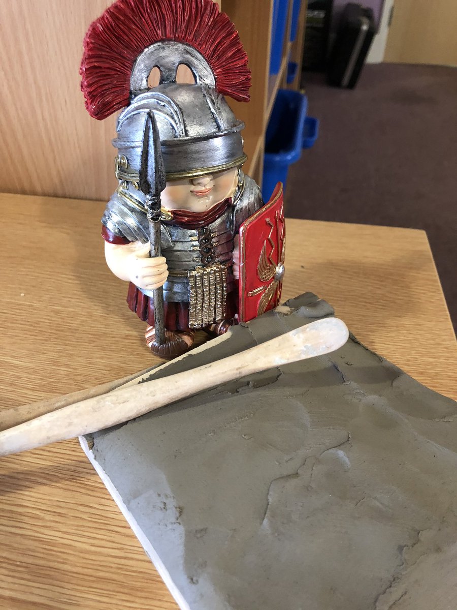 AntonineWall's tweet photo. Creating votive tiles to the Goddess Hygieia @DeanburnPS https://t.co/I0gOjouRFR