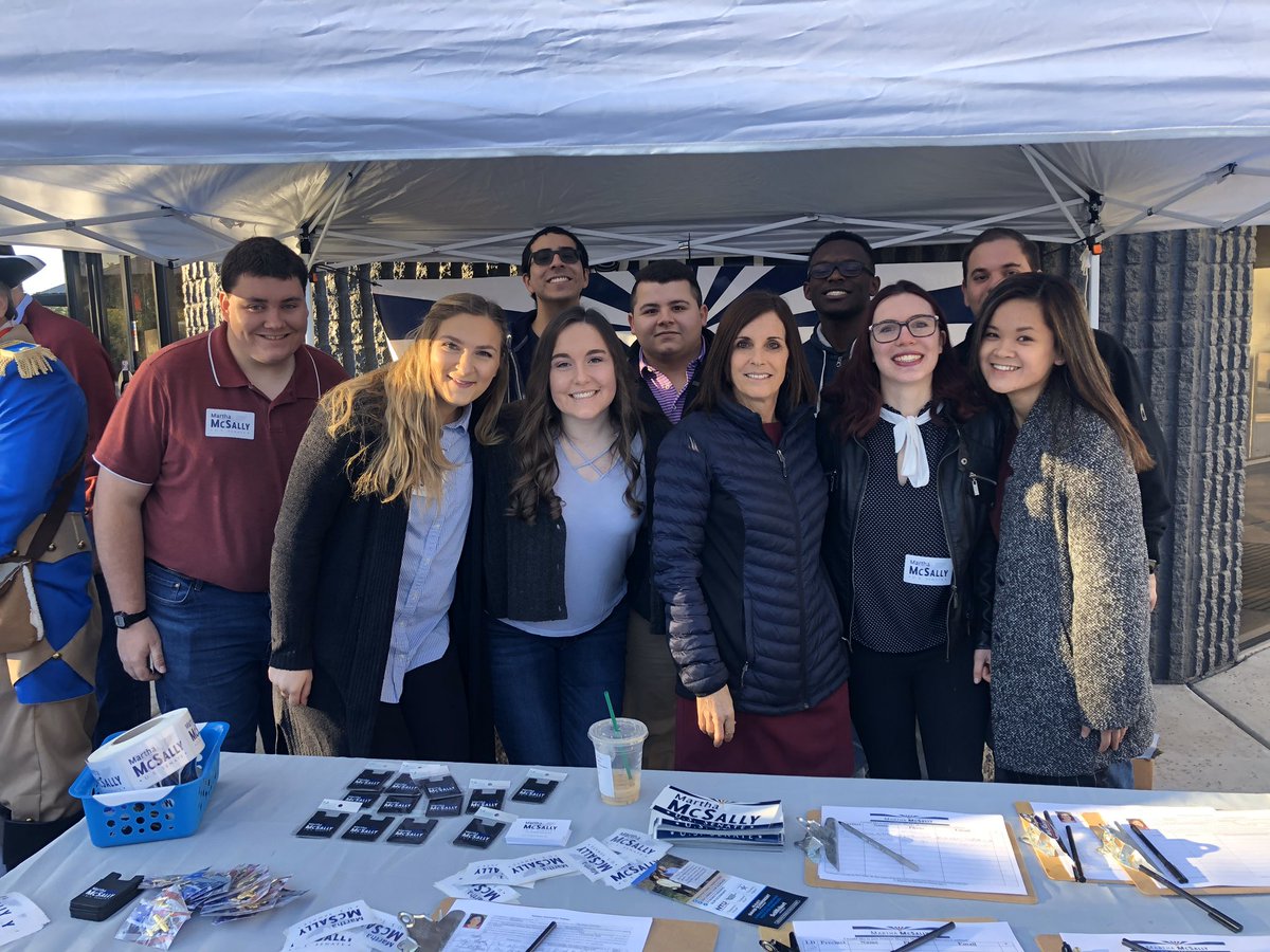 McSally For Senate (@MarthaMcSally) on Twitter photo 11/01/2020 16:52:04 Thank you to the great volunteers who are working hard to keep this senate seat and state red! #AZsen Thank you to the great volunteers who are working hard to keep this senate seat and state red! #AZsen