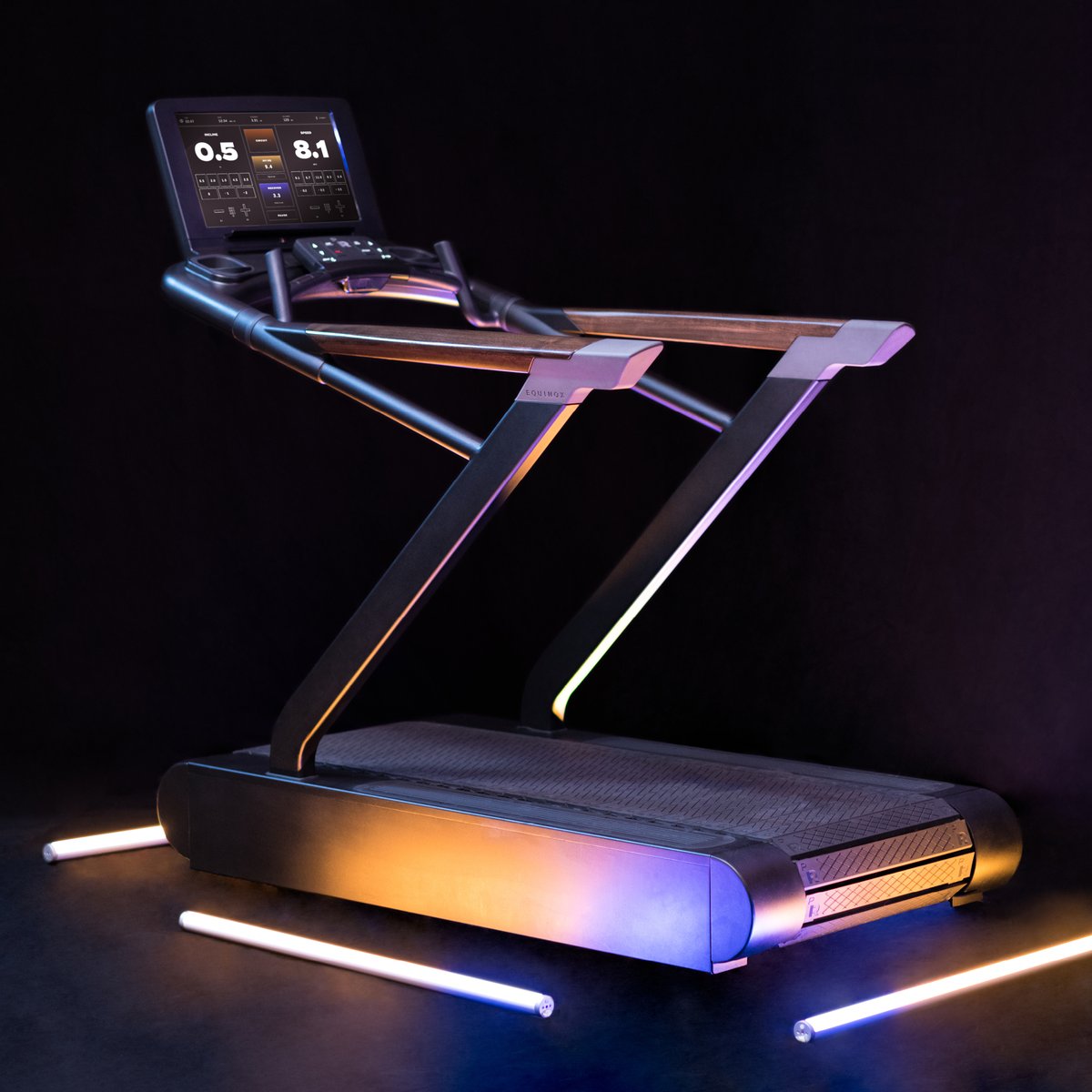 precisionrun's tweet photo. Meet the finest treadmill in the game. She's sleek, smooth, and smart as hell. What should we name her? Comment below  👇 best name wins. https://t.co/Awk2LO0Z1I