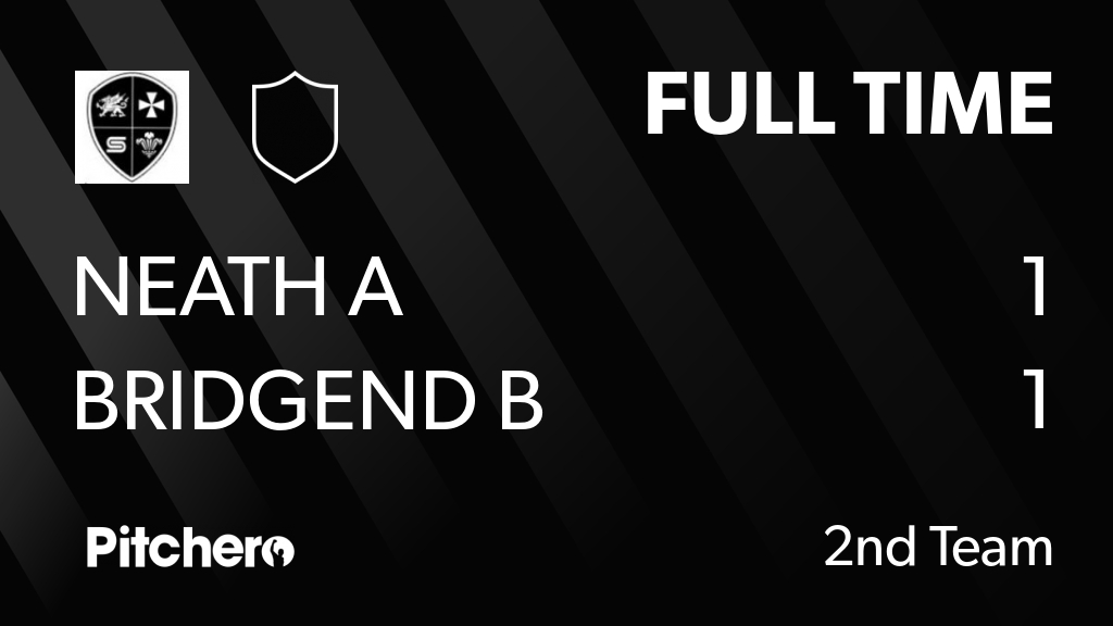 FULL TIME: Neath A 1 - 1 Bridgend B
#NEABRI #Pitchero
pitchero.com/clubs/neathhoc…