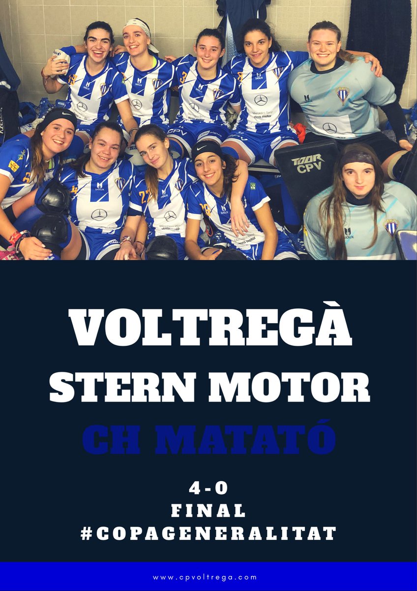 [FINAL] a Capellades!

🔥CAP A LA FINAL🔥

<a href="/cpvoltrega/">Club Patí Voltregà-Movento Stern</a> 4-0 <a href="/CHMataro/">Club Hoquei Mataró</a> 

🏑Gols de <a href="/esthervistos/">Esther Vistós</a> (2), Berta Ferran i Marlena Rubio

#ForçaMàgic #CopaGeneralitat