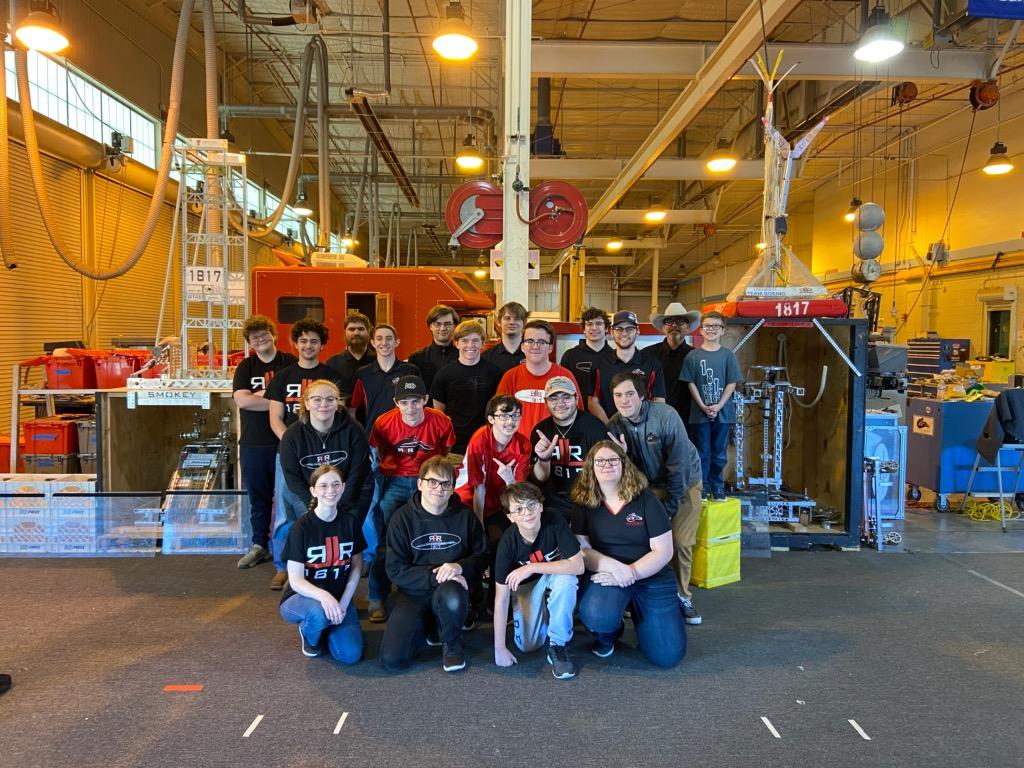 1817 ready for a great build season for this year's FRC game #infiniterecharge!