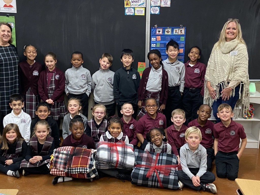 Thank you to the first and second graders at Auburn Hills Christian School, who worked really hard on making blankets for our residents and invited us out to learn more about Grace Centers of Hope.😁