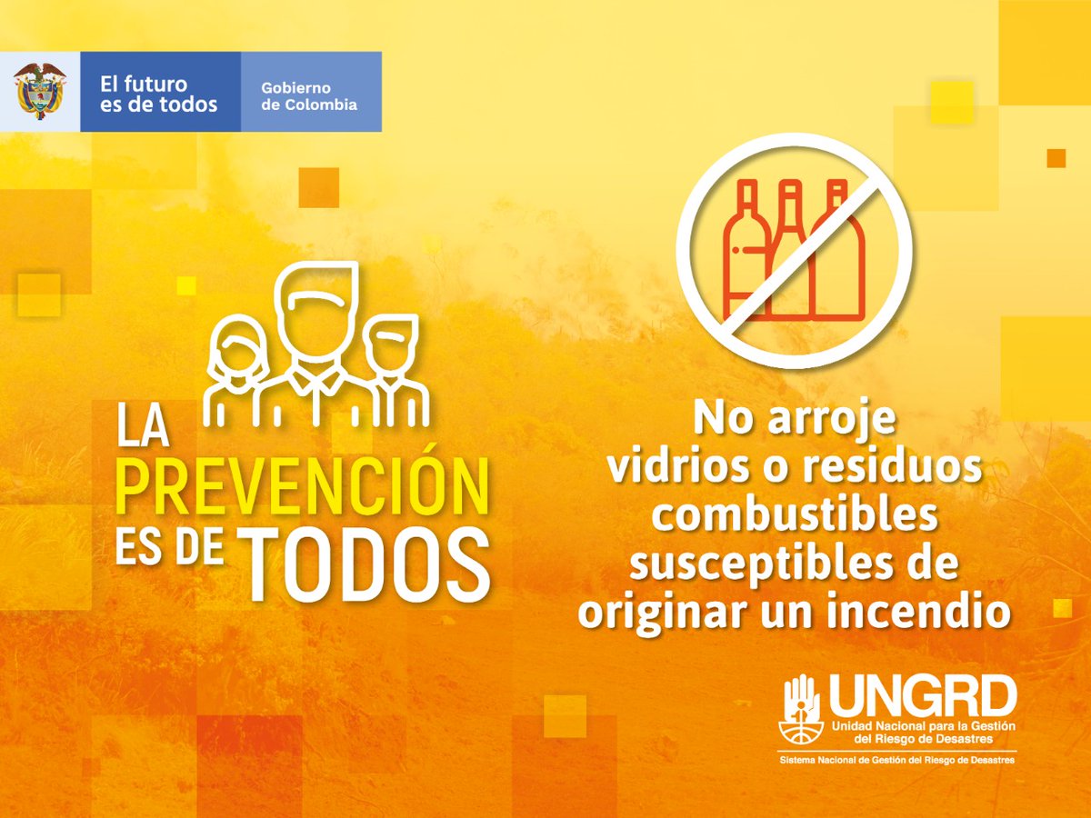 Recomendaciones ante la #TemporadaSeca
🔥No arroje colillas de 🚬 
🔥No arroje botellas de vidrios 
🔥Prohibido realizar quema de basura
🔥Tenga presente la linea de emergencia☎️119 de <a href="/BOMBEROSVALLEDU/">BOMBEROSVALLEDUPAR</a> <a href="/MelloCastroG/">Mello Castro</a>  #LaPrevencionEsDeTodos <a href="/DefCivilCesar/">Defensa Civil Cesar</a> <a href="/CruzRojaCesarOF/">Cruz Roja Cesar</a>