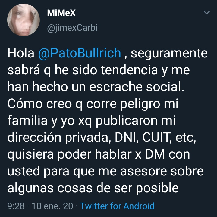 BUruetta's tweet photo. Se creerá "perseguida política" ahora????? Es una soreta, sea del palo que sea... https://t.co/KGE8zKXrhN