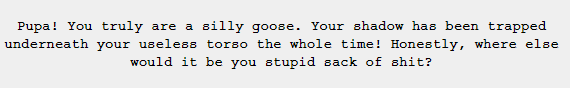 (this is a train wreck, but it's all mostly Vriska's mind about how she wants to help Tavros and how she wants him to be heroic.) [5/10]