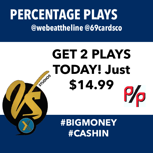 PercentagePlays's tweet photo. https://t.co/xzn9nD7I90 Get two plays today and we can break the book. #DONTPICKALONE
#BESMARTER
#MONEYLINE
#SPREADTHEBREAD
#CASHITIN
#SPORTSBOOK
#ONLINECASINO
#FUBOTV
#FREEYOURTV
#DONTGETCABLED
#OHMY
#WINTHESPREAD
#LASVEGAS
#VEGAS https://t.co/sTZXHseswK