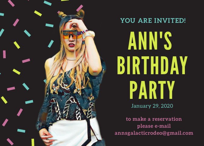 AnnlimitedsPH's tweet photo. Come and join to @AnnLouieLi ‘s birthday party get together. 
Email annsgalacticrodeo@gmail.com  for the reservation. See you there! 💋💕 https://t.co/ohO142y7Vj