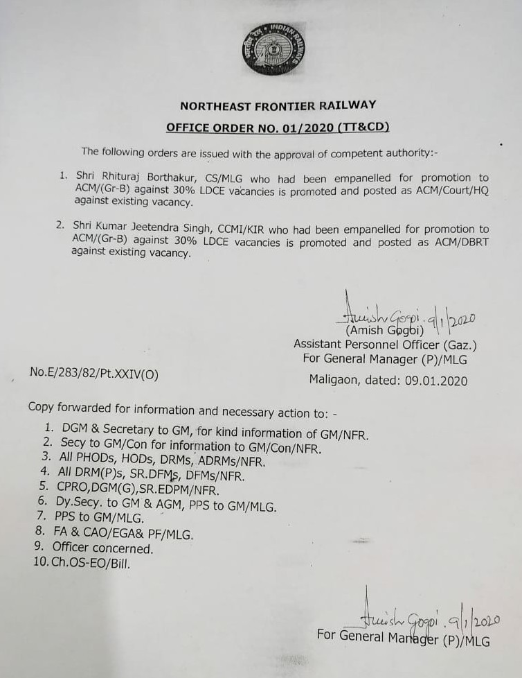 rail_chor's tweet photo. @EasternRailway @debajyoti093SLG @BikramKumarAUB @COREDGMPR @RailMinIndia @drmsdah @RailNf @drm_kir Finally R Borthakur &amp; KJ Singh selected as ACM @gm_nfr @ ₹25Lakh which was disclosed by previous tweet @IR_CRB @RbSecy @PiyushGoyalOffc @PiyushGoyal @IR_EDPM express solidarity in this corruption with @RailNf thankful to @narendramodi @AmitShah 4 combining @RailMinIndia services https://t.co/LcrYYLID4K