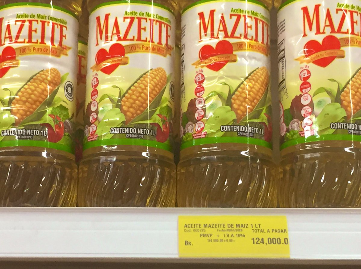 ReporteYa's tweet photo. #11Ene #AumentoSalarioMínimo rige desde el 1 de enero.

Quedó en Bs. 250 mil mensual y Bs. 200mil de bono alimentación.

De acuerdo a lo que vi en el supermercado ayer alcanza: 1 kg de sal, 1 sardina pequeña, 1 litro de aceite y una harina pan -@juditvalderrama https://t.co/yulaN3NjUP