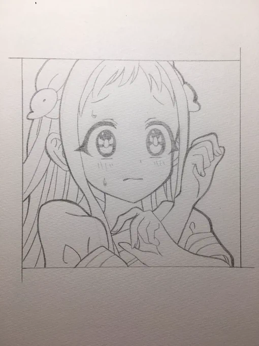 ヤシロ下描き完成です!
色塗りヤシロの色揃ってないからどうしよう…
明日から大会なので絵は多分描けません!
#自縛少年花子くん 