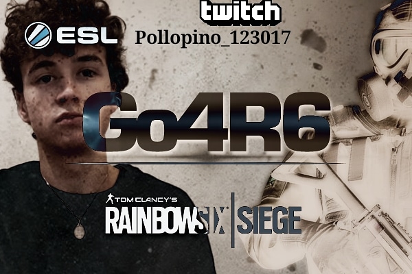 EMME_GAMING_'s tweet photo. Ore 15:30 #pollopino123017 sarà ancora una volta impegnato nella #go4R6 by #Esl
#Live su #Twitch https://t.co/G1dtAIr2f7
Buona visione!!!
#goEMME #Esports #Streamer #Streaming #Gameplay https://t.co/uxfUV2jcaB