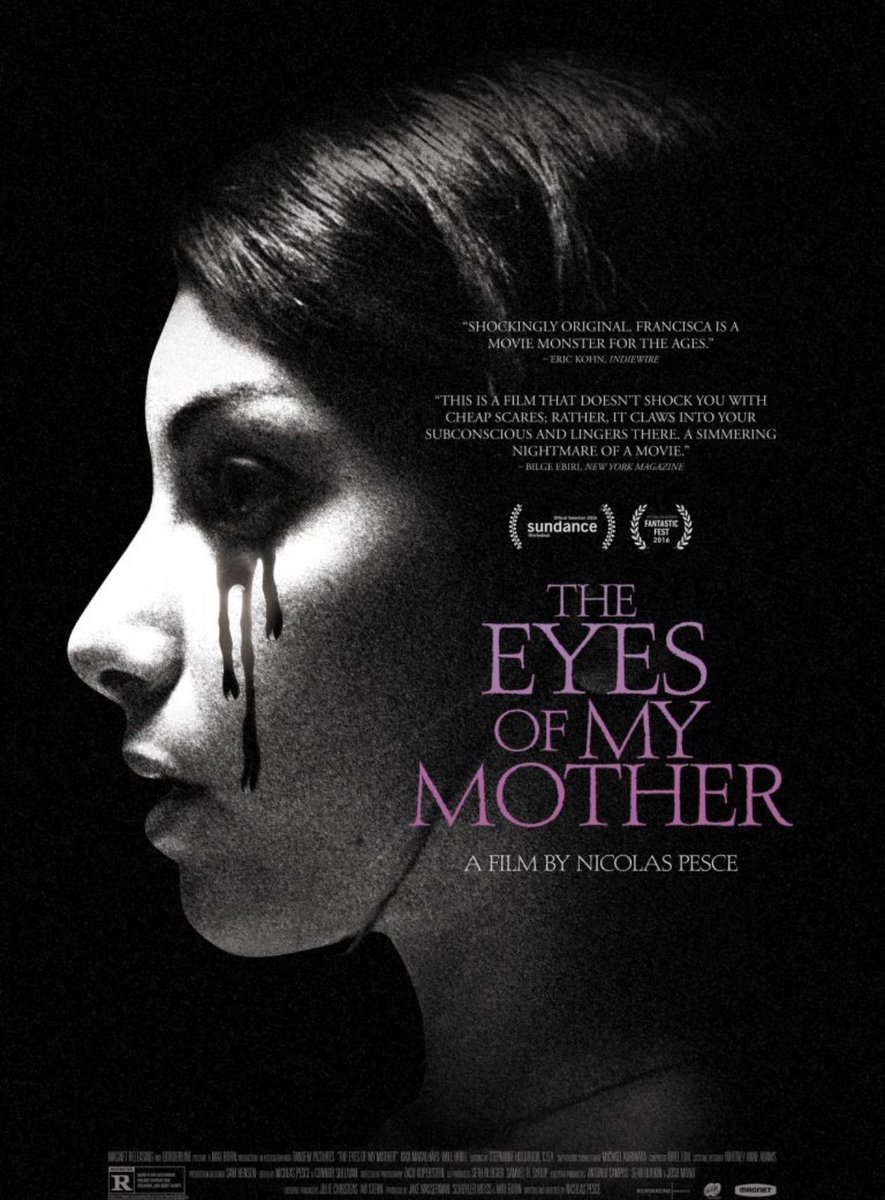 74. The Eyes Of My Mother (2016)At 1 hour 16 mins, it’s easily the shortest film on the list and with good reason. A bleak and horrifying black and white art house affair telling the story of a young woman’s violent tendencies after her life was ruined and consumed by trauma