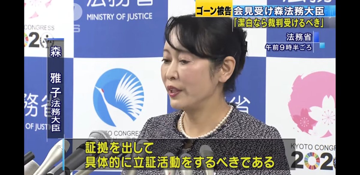プロテスタント On Twitter 推定無罪の原則もわからない 日本の法相 安倍内閣 カルロス ゴーン