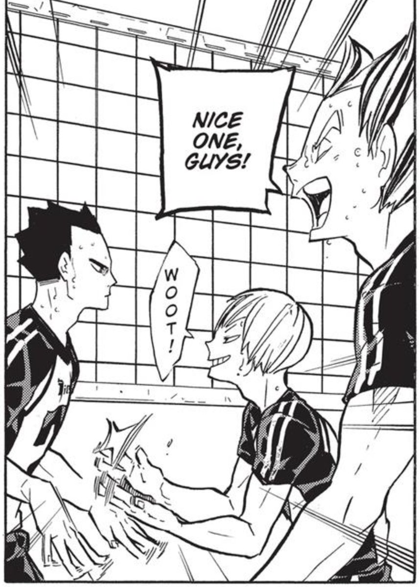 the haikyuu OVA was GREAT and all but IM SO MAD that they didn't include these 