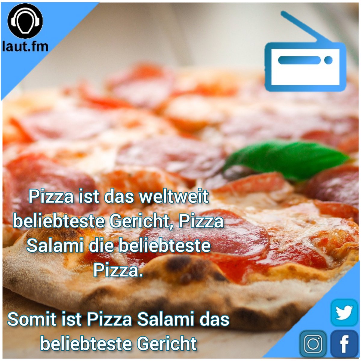LifeMusicDE's tweet photo. Wer hat jetzt wegen uns Hunger? 🍕 https://t.co/O10gVVbo6S