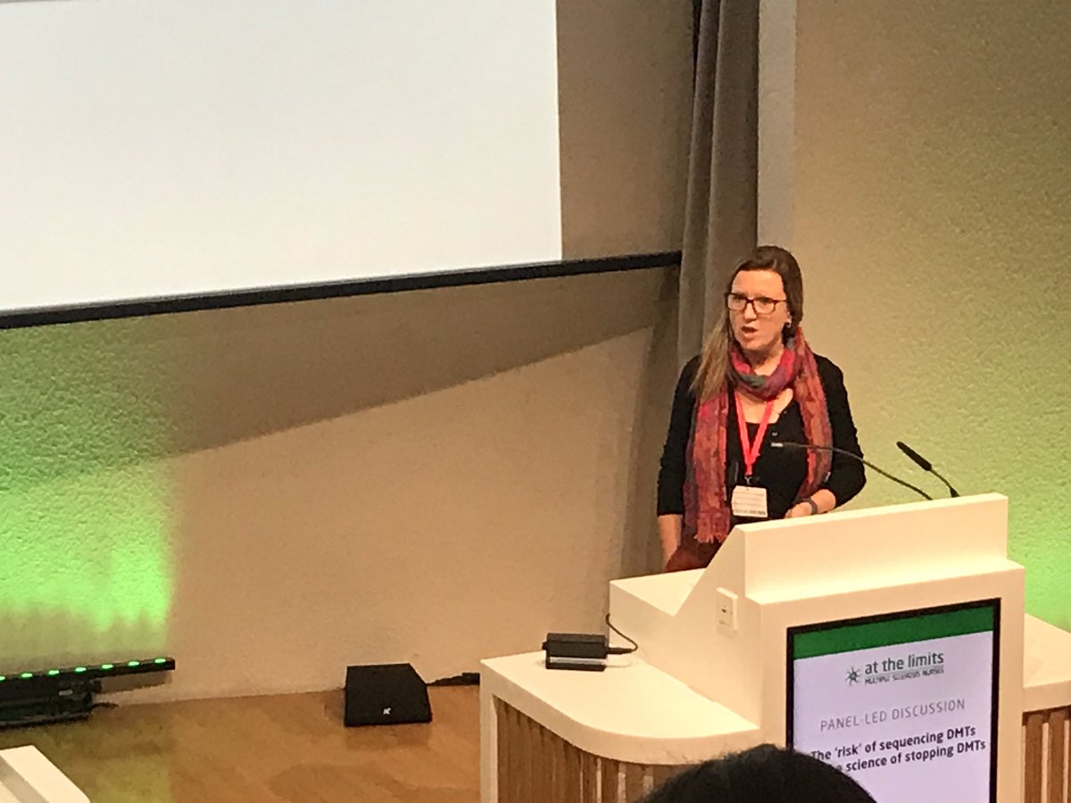 ruthstross's tweet photo. @RayDorsey7 good session on Stopping and Switching disease modifying therapy in Multiple Sclerosis! #MSatthelimits. Thanks!! https://t.co/4COXk6CoHd