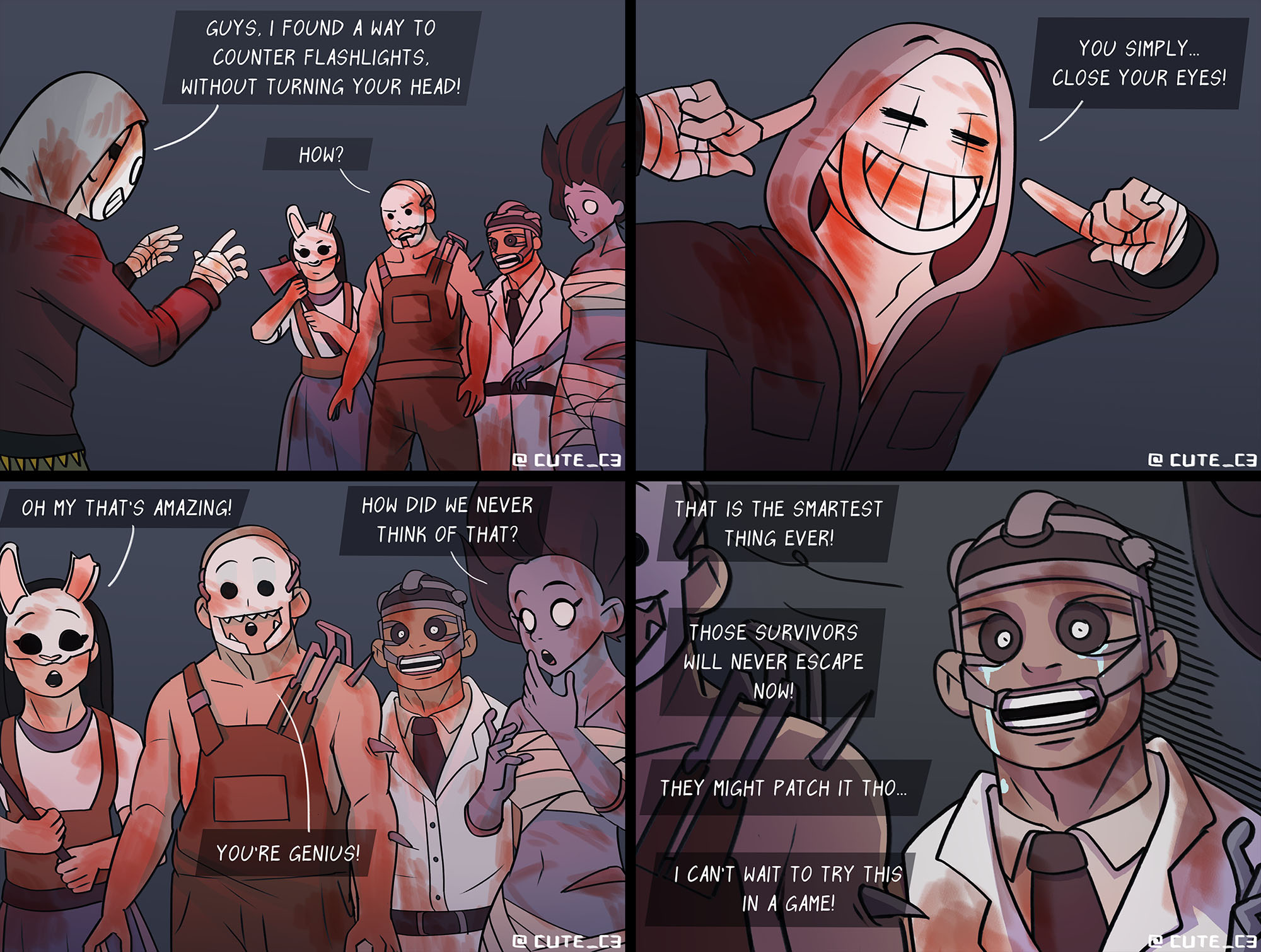 Dead By Daylight Press F For The Doctor A Funny Comic By Cute C3 Deadbydaylight Dbd Dbdfanart T Co Fwwjn2w38q Twitter