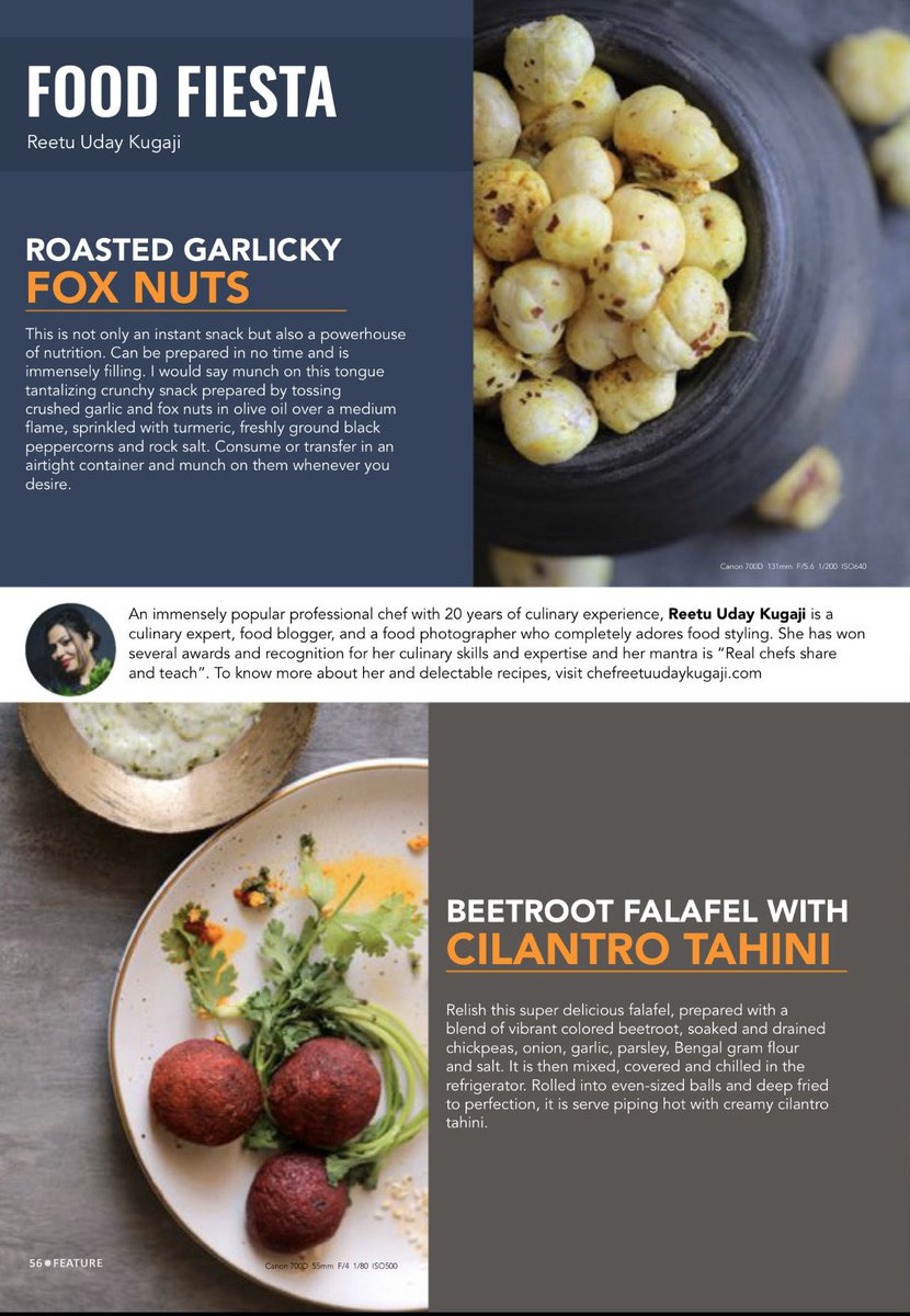 chefreetuudayk's tweet photo. #2020 seems 2 be showering a lot of love 4 my hard work
“Only photograph what you love.”
-Tim Walker
My #FoodPhotography gets featured in Top Photography Magazine @ChiizDotCom #Volume34
A big thank u #PrateekKashyap 4 T fantabulous feature of my food photography Simply Amazing👍🏻 https://t.co/iklVjvLwqF