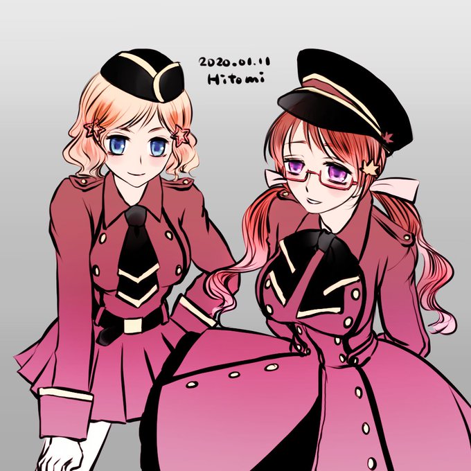 軍服ワンピースのtwitterイラスト検索結果