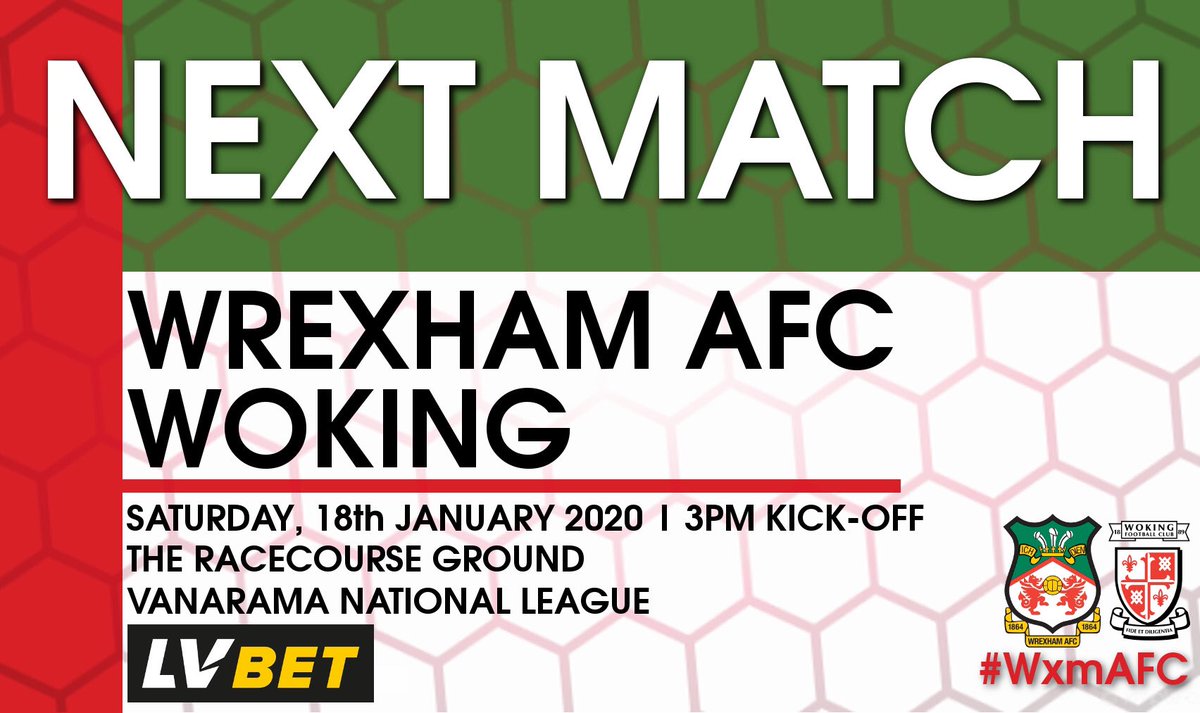 Wrexham AFC (@wrexham_afc) on Twitter photo β½οΈ NEXT MATCH
π <a href="/wokingfc/">Woking Football Club</a>
π @My_Racecourse
π
Saturday, 18th Jan.
β° 3pm Kick-off
π <a href="/TheVanaramaNL/">Rocco π²πΈ</a>
π wxmafc.uk/2QGOT0z
π΄βͺοΈ #WxmAFC β½οΈ NEXT MATCH
π <a href="/wokingfc/">Woking Football Club</a>
π @My_Racecourse
π
Saturday, 18th Jan.
β° 3pm Kick-off
π <a href="/TheVanaramaNL/">Rocco π²πΈ</a>
π wxmafc.uk/2QGOT0z
π΄βͺοΈ #WxmAFC