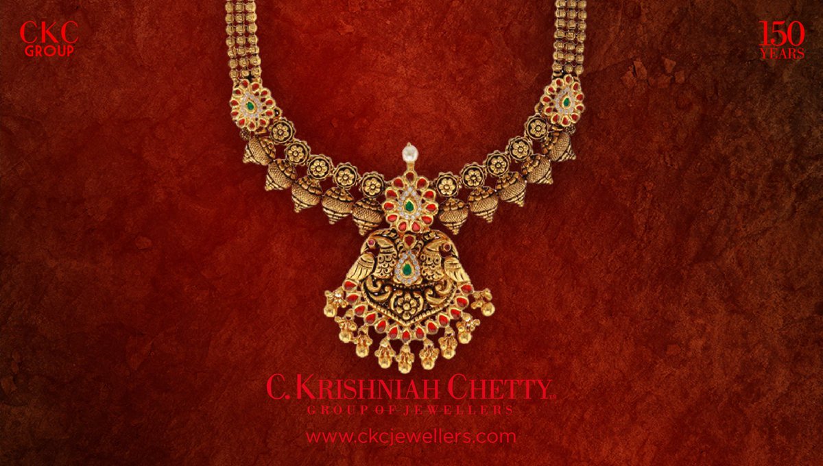 Set in 22 carat Yellow Gold, CKC’s Classic Gold Necklace dangles to the tune of beauty and showcases the finesse of meticulous craftsmanship.

#CKCGroupOfJewellers #ClassicJewellery #GoldNecklace #YellowGold

Shop now, only 1 left - ckcjewellers.com/Classic-Gold-N…