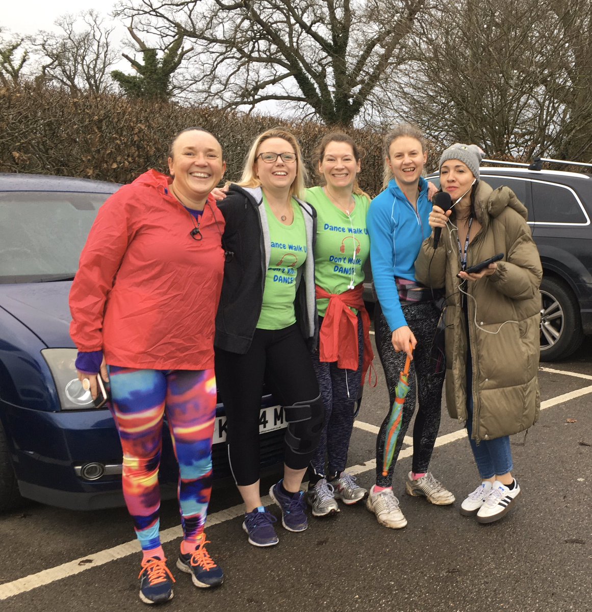 DanceWalkUK's tweet photo. Great fun at DanceWalk today! Thanks for joining us! 💚💗💙🎧Fabulous to be part of the #PeachQuest with @BBCBerkshire ... we think @AnoushkaonTV should be allowed a Saturday morning off so that she can join us on 25th!#Exercise #Community #Movement #Fun #FeelGood #YouAreNotAlone https://t.co/JJdwpHCfgq