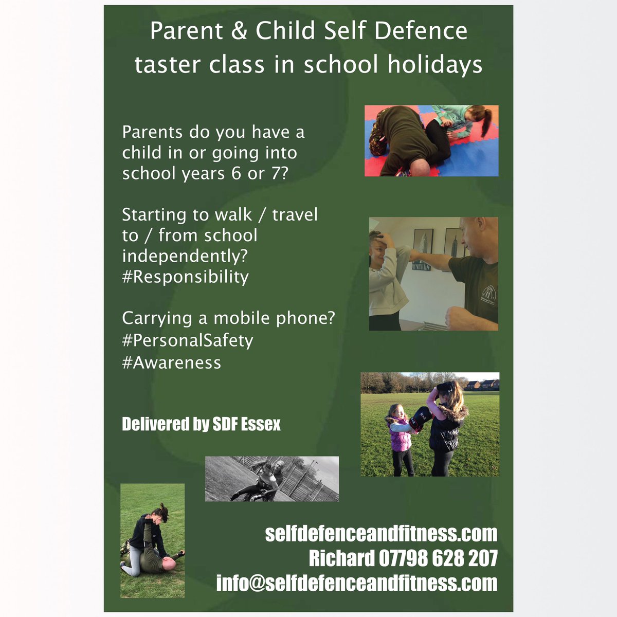 SDFEssex's tweet photo. Parent &amp; Child self defence personal safety taster class in the School Holidays - Find out more now
#TasterClass #selfdefenceclass #selfdefenceinstructor #selfdefenceforkids #SchoolHoildays 
#LearnSelfDefence #parentandchildclass #EssexClasses #EssexMums #EssexDads #EssexParents https://t.co/2Ghe4DBiqx