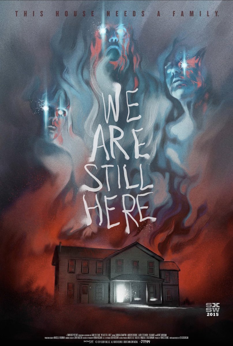 67. We Are Still Here (2015)A fun and original spooky overload set in a sleepy New England town, where a couple move in to a lonely old house after the death of their son and have to deal with the safrifice their new home demands every 30 years