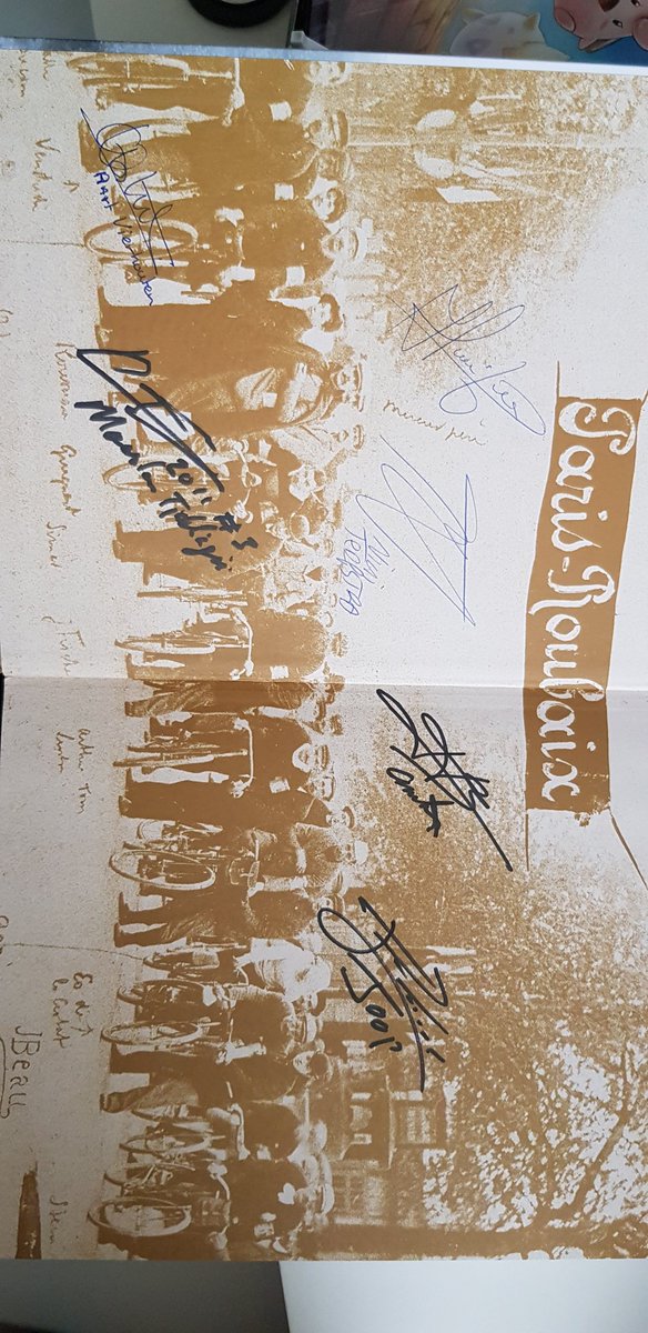 Wielerboek's tweet photo. Met de rugzak op naar @mtjallingii waarbij Project @Paris_Roubaix van @RaoulDeGroote weer een kasseistrook verder is gekomen. Want 3de plek 2011 verdient ook zeker een ereplek in dit boek. VRAAG: Wie kan helpen met meer kasseihelden? #nualtrots #signeren #hulpgezocht #veilingitem https://t.co/HhB7bII8PO