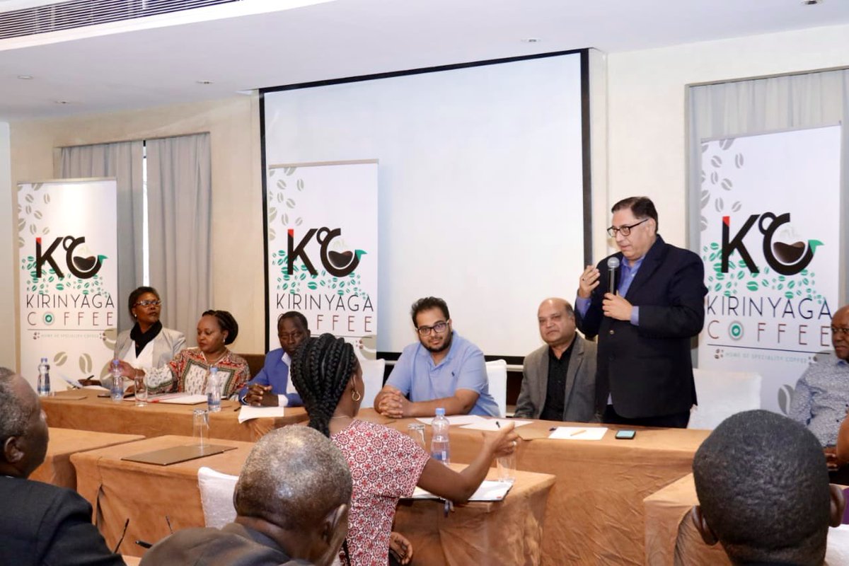 AnneWaiguru's tweet image. Spent this Saturday afternoon introducing &amp;amp; facilitating talks btwn 15 coffee Coops in Kirinyaga &amp;amp; SPG Group- interested in buying premium #KirinyagaCoffee. We deliberated on a proposed strategy to ensure farmers get consistent &amp;amp; best prices for their produce. #KirinyagaRising