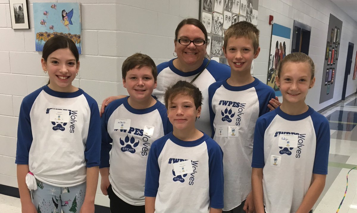 It’s #oneCCPS #STEAMmania Day! Our #WPESwolves are ready to compete in their challenges! Proud of our Wolfpack! @ccpsinfo <a href="/laura_prymak/">Laura Prymak</a> <a href="/STEAMteachCCPS/">Jennifer Simpson</a>