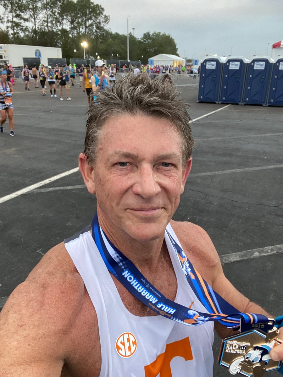 UT_President's tweet image. Always a great day to represent the University of Tennessee! I had a blast running the #WDWHalf this morning as part of the Goofy Challenge. Thanks to @Disney for hosting another fantastic event and I’m already looking forward to next year’s race!
#EverywhereUT #GoofyChallenge